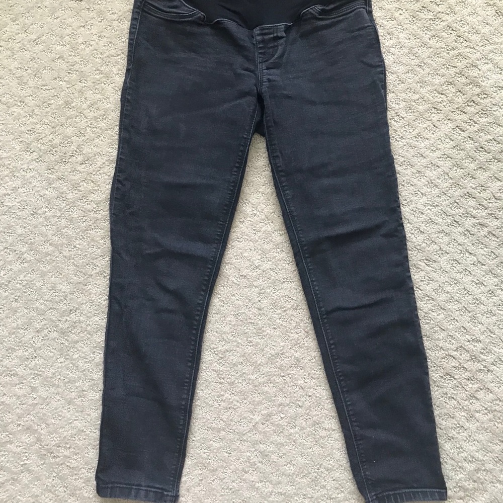 1822 Black - Spencer Maternity Skinny Jean